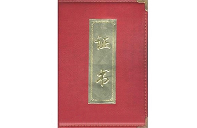 2003年證書